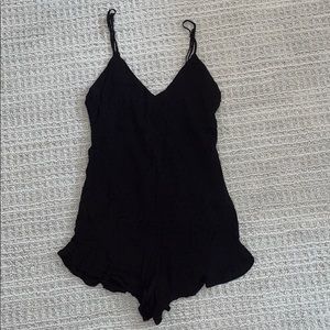 KENDALL & KYLIE BLACK WOMENS ROMPER SIZE XS